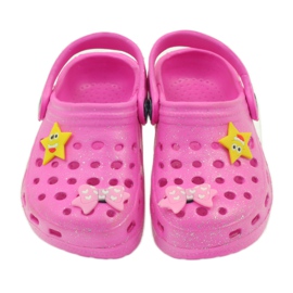 American Club Amerikanska crocs barntofflor rosa 3