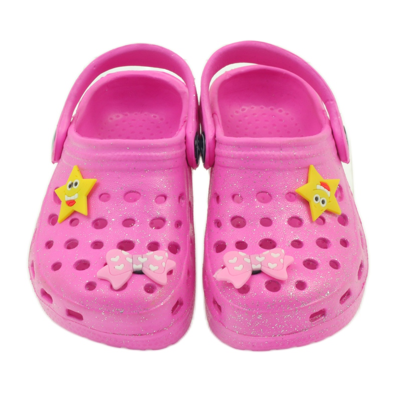 American Club Amerikanska crocs barntofflor rosa 3