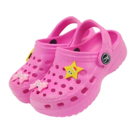 American Club Amerikanska crocs barntofflor rosa 4