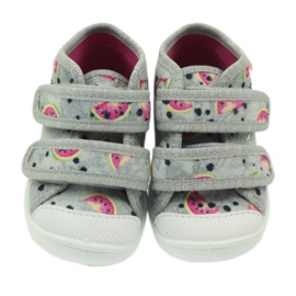 Sneakerstofflor i Befado grå vattenmeloner grön rosa 3