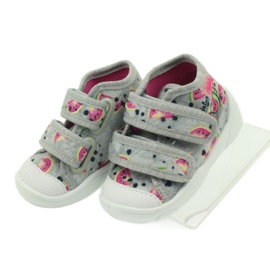 Sneakerstofflor i Befado grå vattenmeloner grön rosa 4