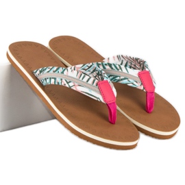 Ax Boxing Flipflops i textil mångfärgad 2