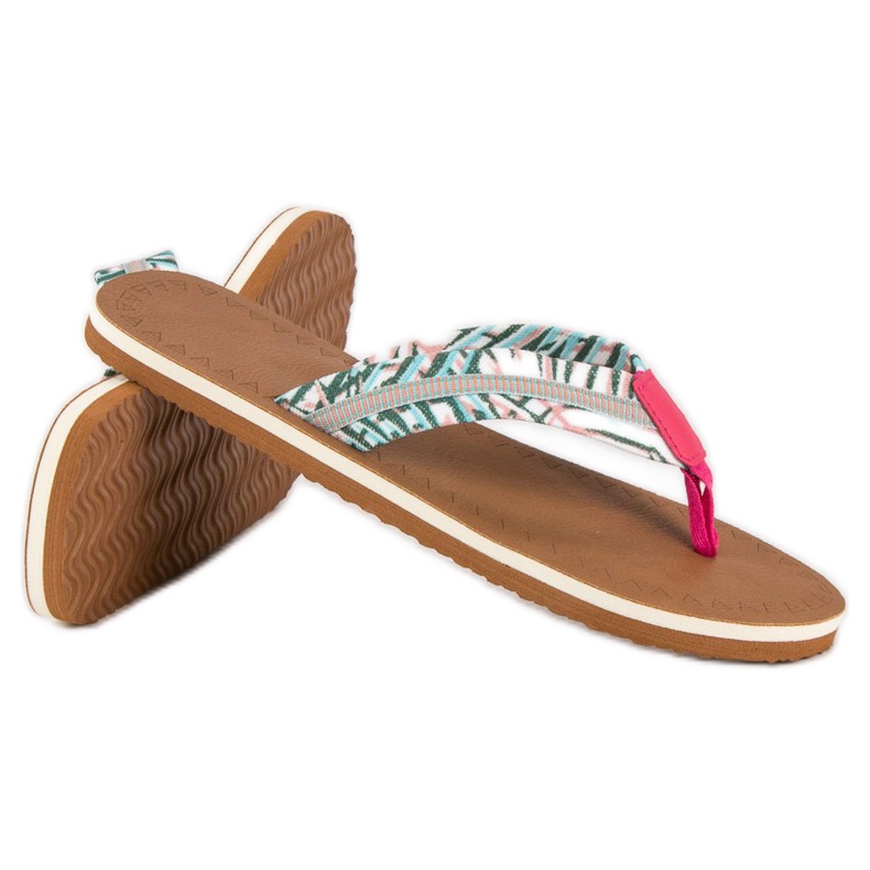 Ax Boxing Flipflops i textil mångfärgad 1