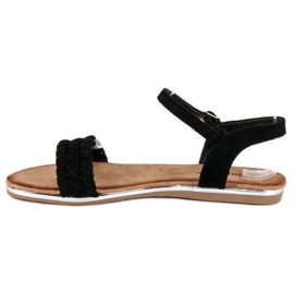 Super Me Platta mockasandaler svart 1