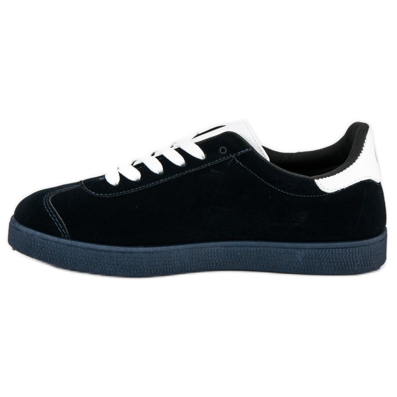 MCKEYLOR Sneakers i mocka vit marinblå 1