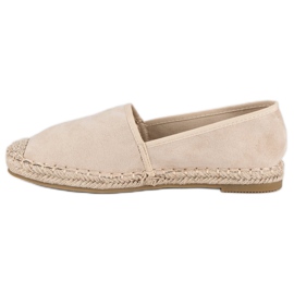 Sweet Shoes Beige espadrillor i mocka 1