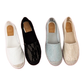 Seastar Espadriller i beige spets 1