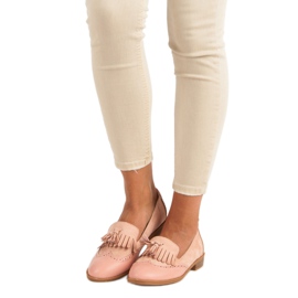 SDS Rosa Loafers Med Fransar 1
