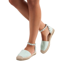 Bestelle Mynta espadriller grön mångfärgad 2