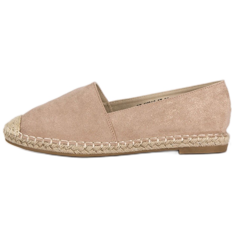 Best Shoes Beige espadrillor i mocka 2