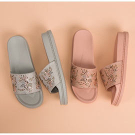 Kvinnliga flip-flops grå 2