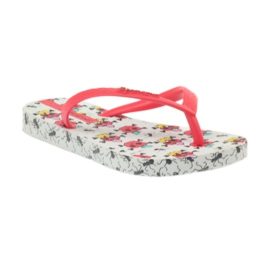 Tofflor barnskor Ipanema 81264 flipflops för vatten vit röd 2