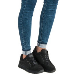 Mckeylor Svarta bundna sportskor 1