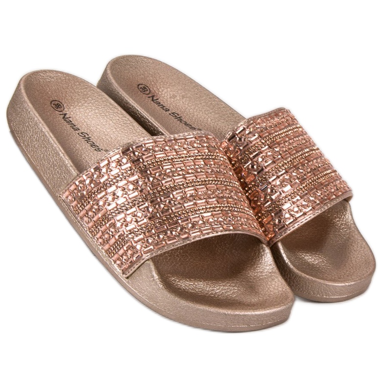 Eleganta rosa tofflor 1