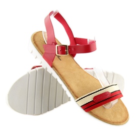 Röda damsandaler S25 röd 2