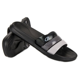 American Club Amerikanska pooltofflor svart 1