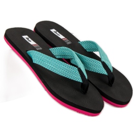 American Club Amerikanska flip flops svart grön 1