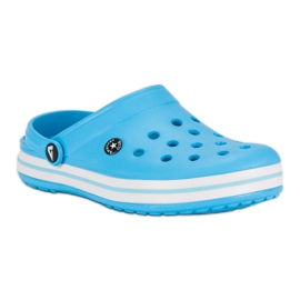 American Club Blå trädgårdstofflor 1