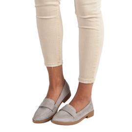 Small Swan Loafers i mocka grå 2