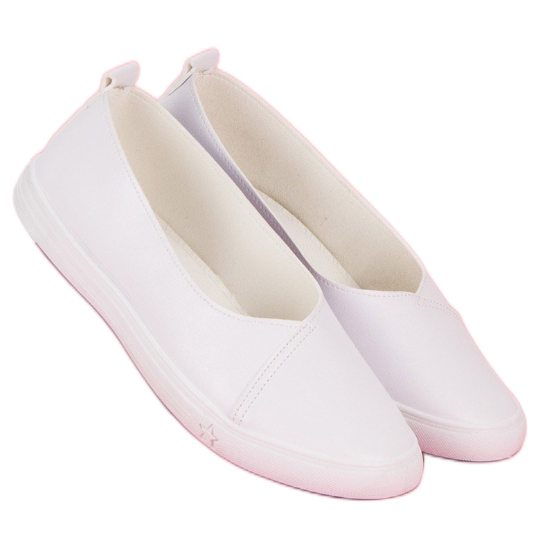 Slip-on sneakers vit 2