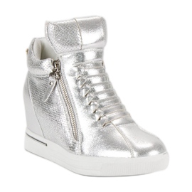 Silver sneakers grå 1