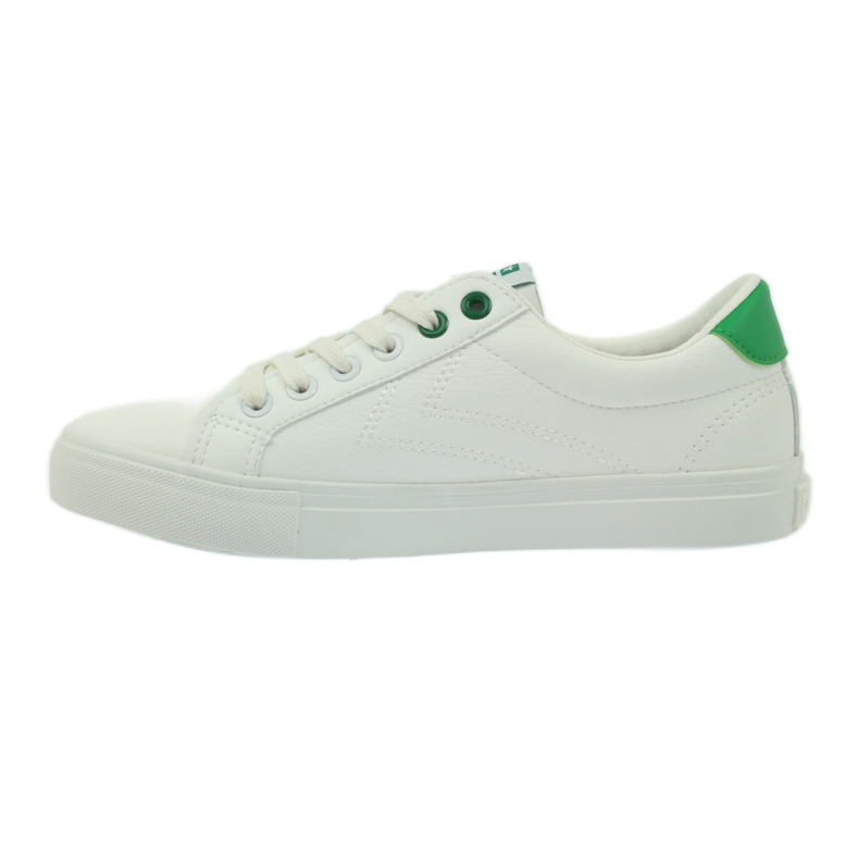 Vita sneakers BIG STAR 274209 grön 3