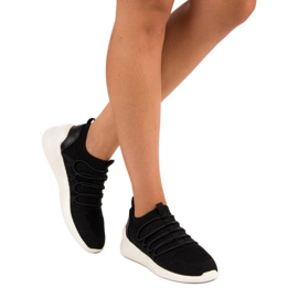 Kylie Textil Slip-On Sportskor svart 1