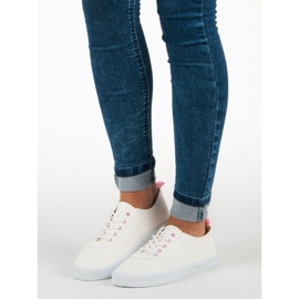 Kylie Openwork Tied Sneakers vit 1
