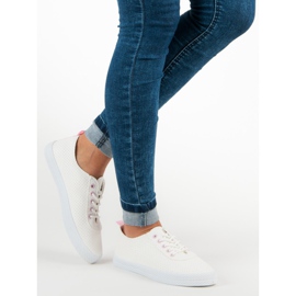 Kylie Openwork Tied Sneakers vit 2