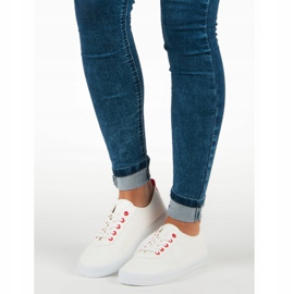 Kylie Openwork Tied Sneakers vit 1