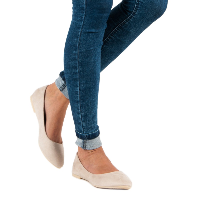 Seastar Mocka ballerinor beige 2