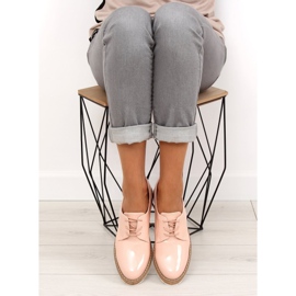 Mockasiner med läder inuti 7153 Rosa 1