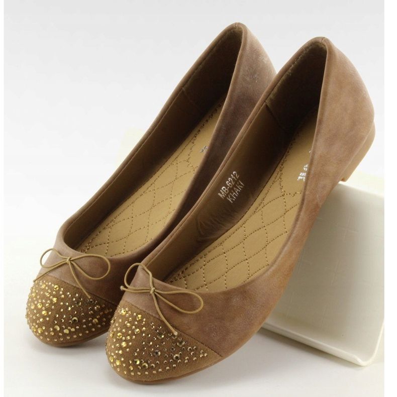 Ballerinor med MB-6212 khaki jets kaki 1