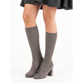 Seastar Monterade grå stövlar 1