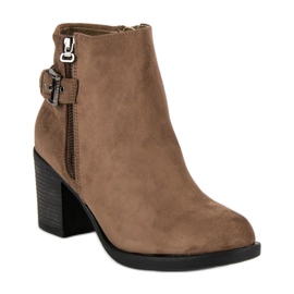 Small Swan Trendiga damskor brun 1