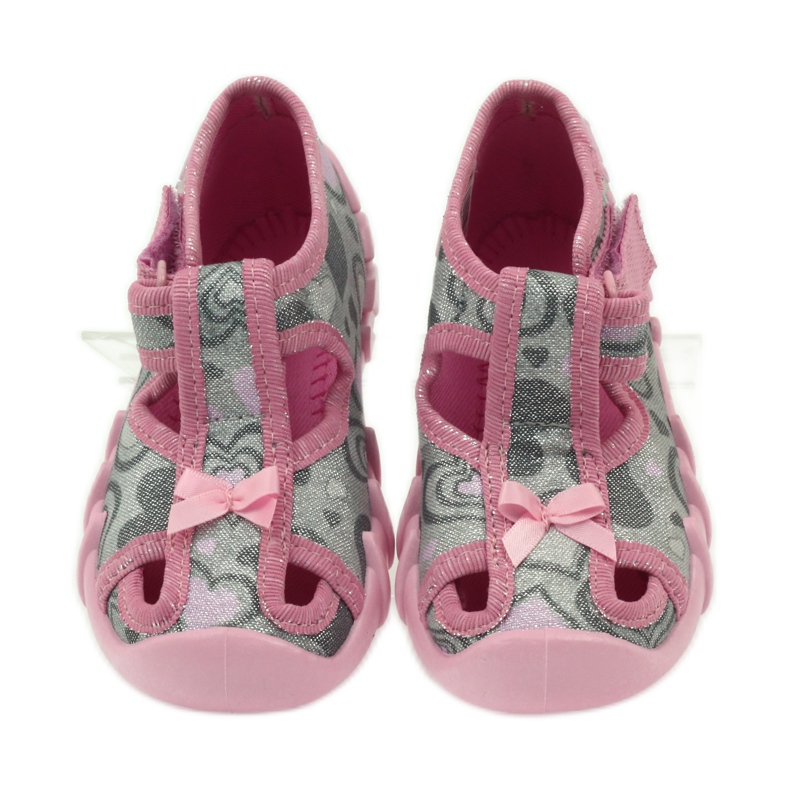 Befado 190P084 tofflor blank tråd grå rosa 4