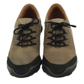 Badura 2159 bekväma sportskor svart brun 4