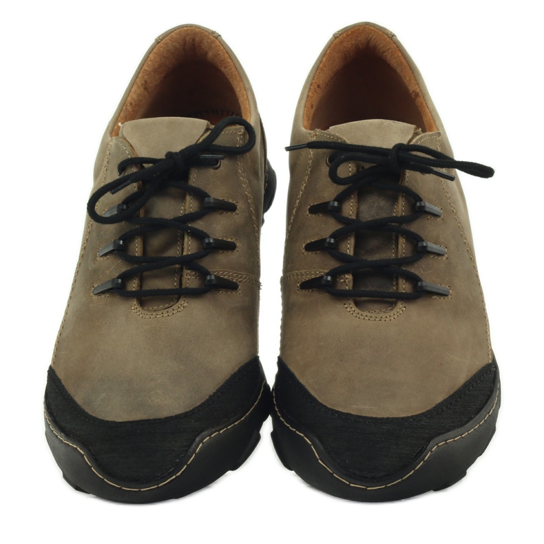 Badura 2159 bekväma sportskor svart brun 4