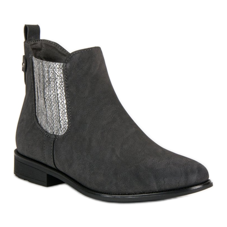 Vinceza Eleganta Booties Jodhpur -stövlar grå 1