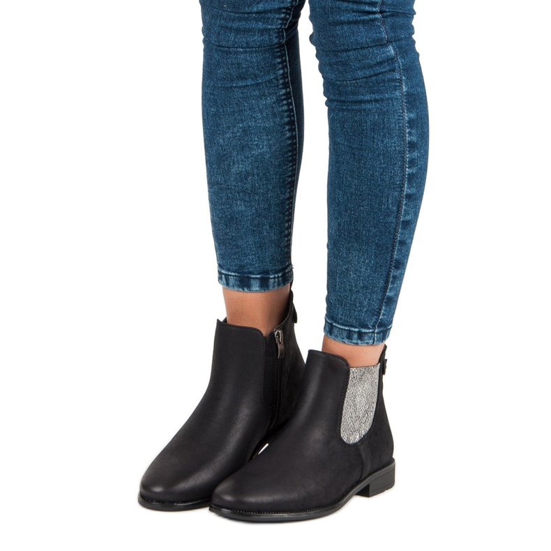 Vinceza Eleganta Jodhpur -stövlar svart 1