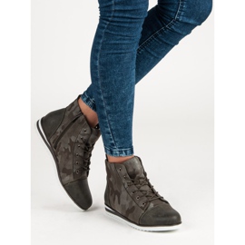 Vinceza Sneakers över ankeln Moro grön 2