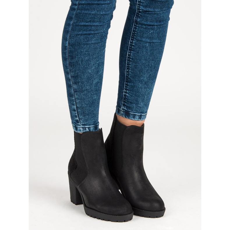 Filippo Jodhpur stövlar med höga klackar svart 1