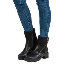 Filippo Bekväma stövlar med skydd svart 1