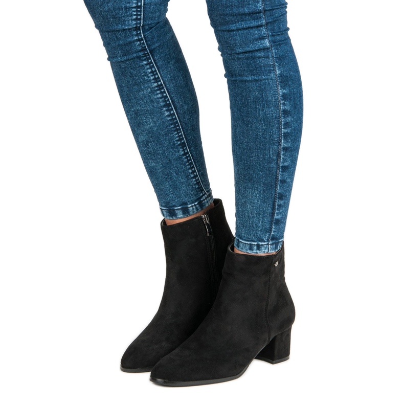 Filippo Skor i mocka för kvinnor svart 1