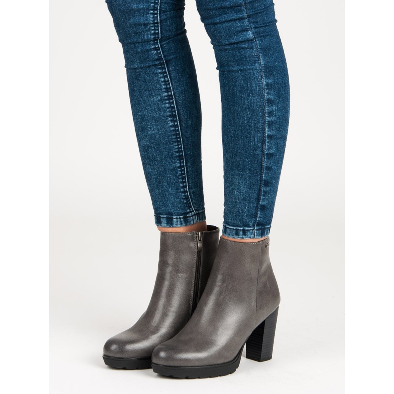 Filippo Grafitstövlar på stolpen grå 1