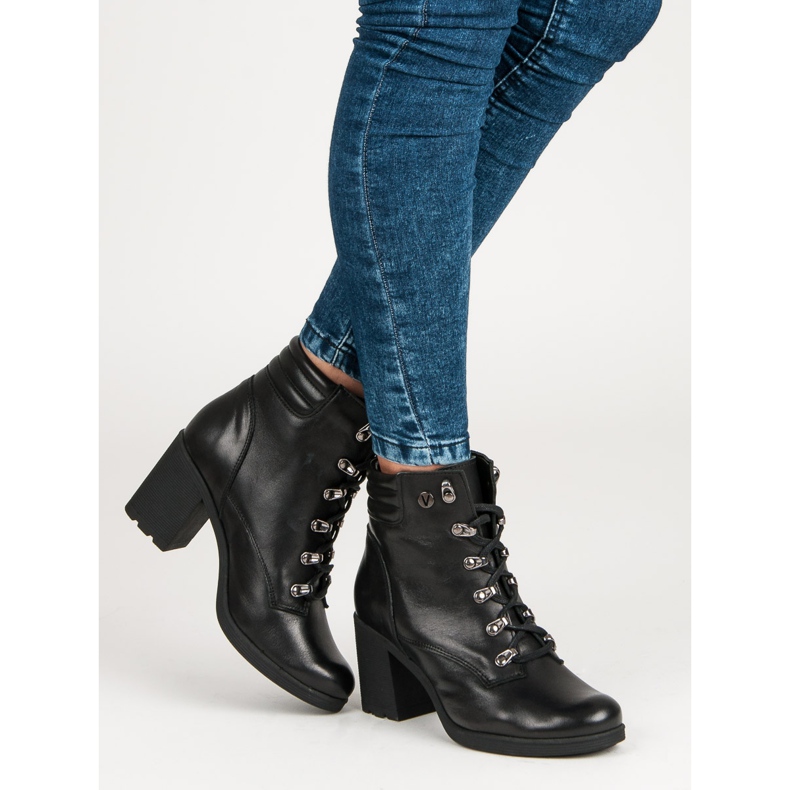 Bekväma vinceza höga klackar svart 2