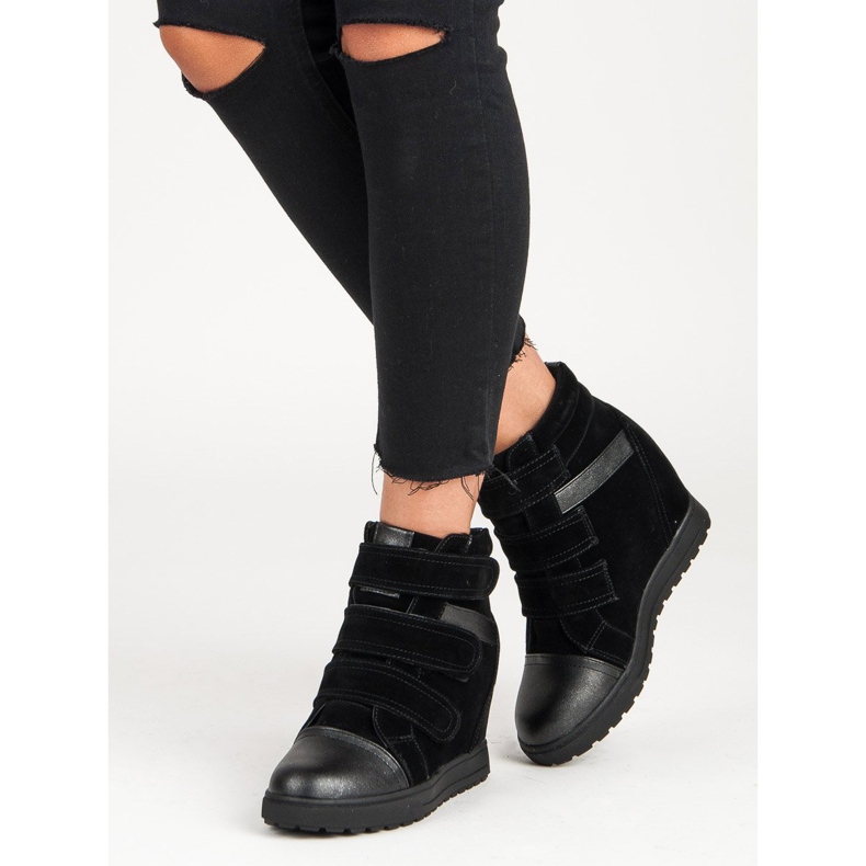 J. Star Svarta kardborre sneakers 2