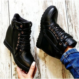 J. Star Snygga bundna sneakers svart 1