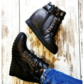 J. Star Snygga bundna sneakers svart 2