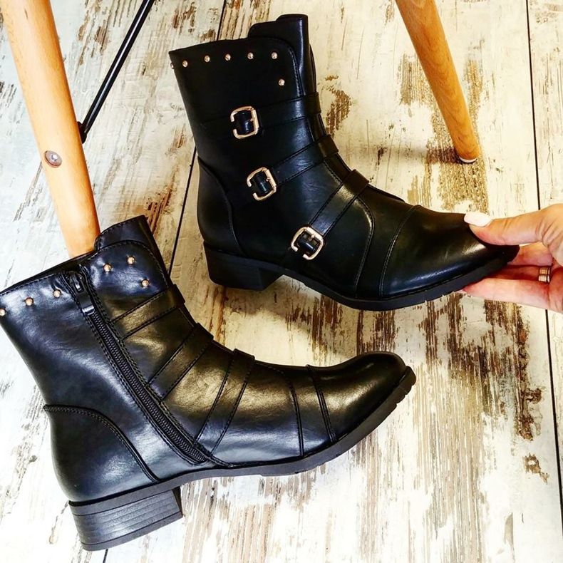 J. Star Klassiska damskor svart 1